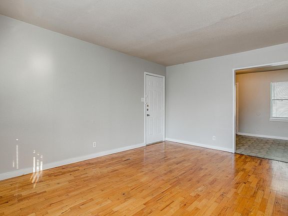 Living room into kitchen