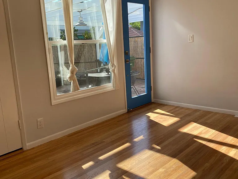 Great room looking into patio.