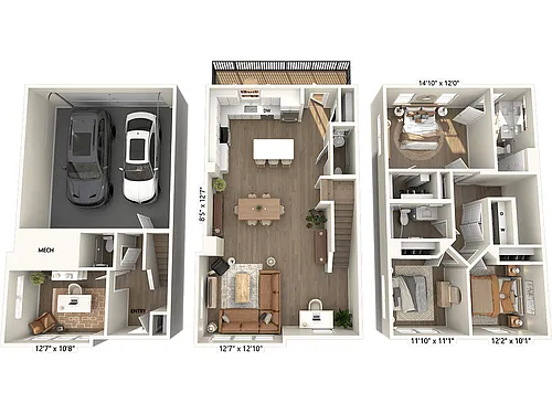 Floor plan C1T-Finish1-1963