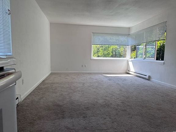 View from kitchen into the living area.