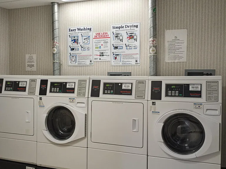 Laundry area on Second Floor. Similar laundry areas on each floor.