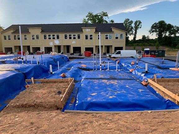 Rear Elevation Construction Progress.