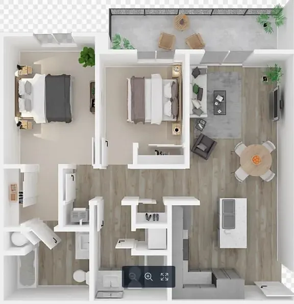Floor plan 2X2 S