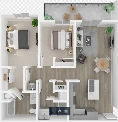 Floor plan 2X2 S