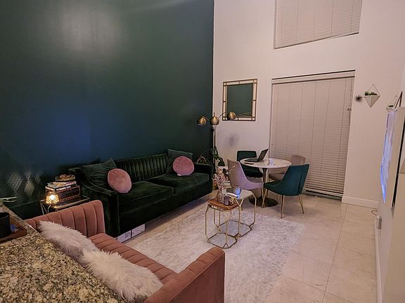 Living Room view with high ceiling. First floor