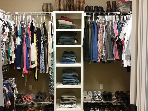 Large walk-in closet