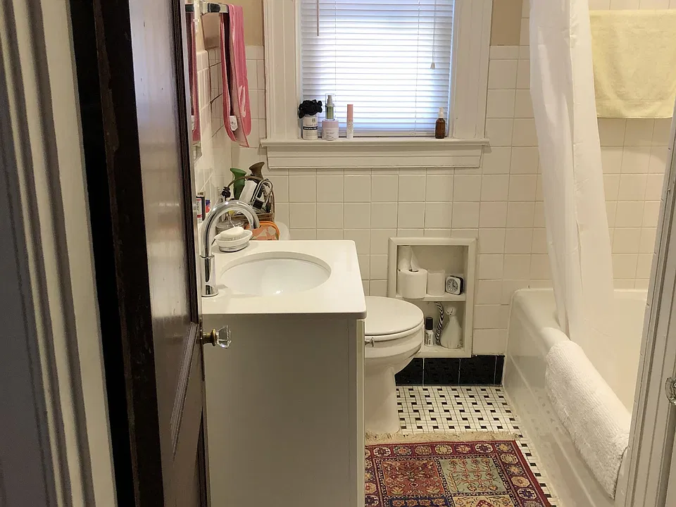 Tiled bathroom