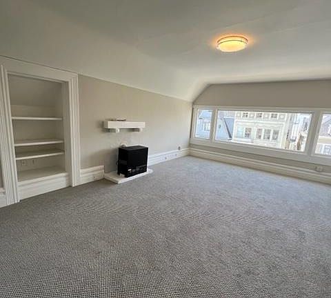 Spacious living area.