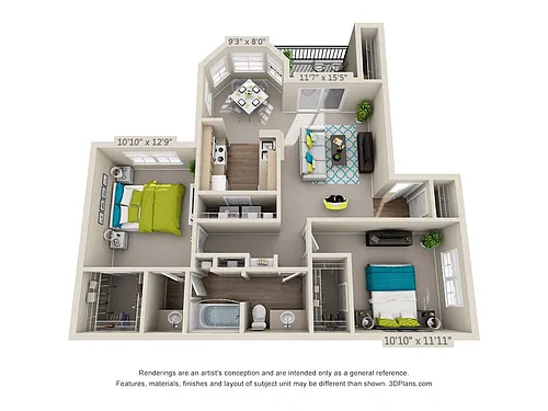 Floor plan B1