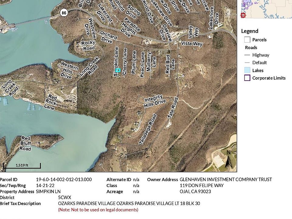 2nd image of Lot 18 Ozark Paradise Village