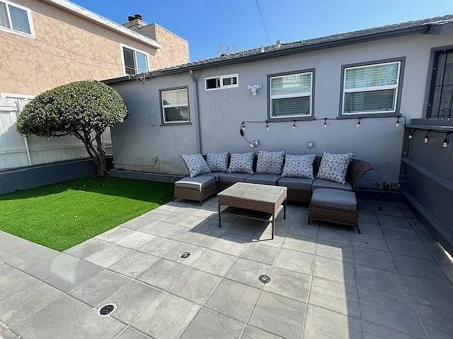 enclosed yard