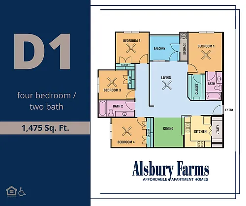 Floor plan D1