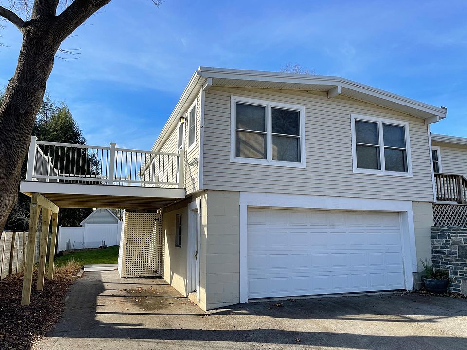 Outside view from driveway. New composition deck.