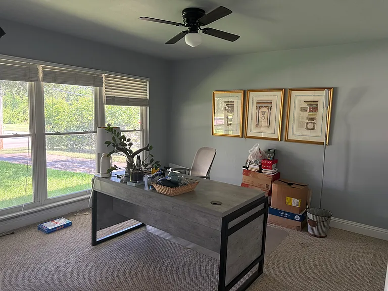 4th bdrm on far end of house- works as office or mother-in-law suite as well with atached bath.