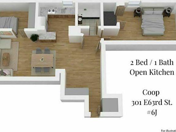 3rd image of 301 E 63rd St APT 6J