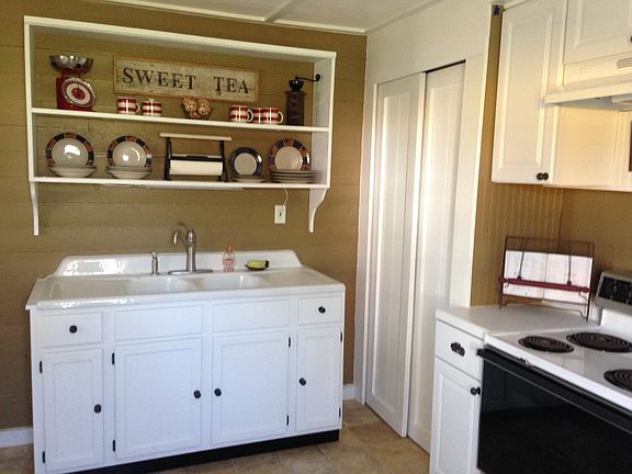 Kitchen. Pantry with sliding doors.