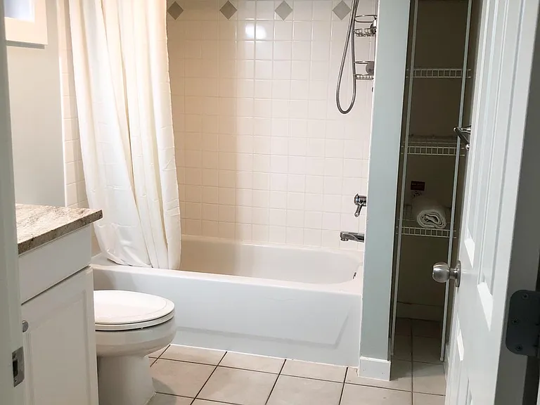 Downstairs bath and shower