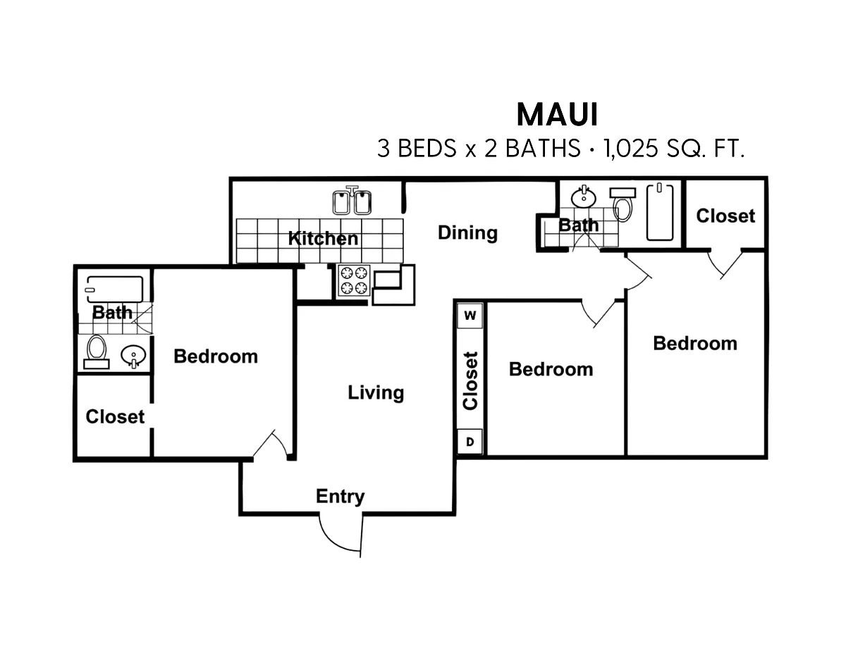 Floor plan 3X2-A