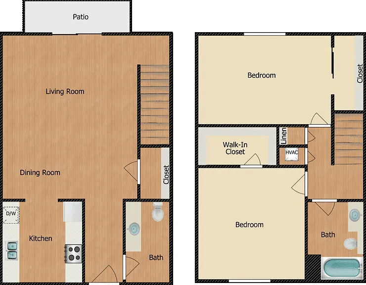 Plan C1 Floorplan Diagram