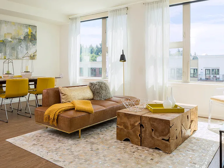 Living Room with Hard Surface Flooring