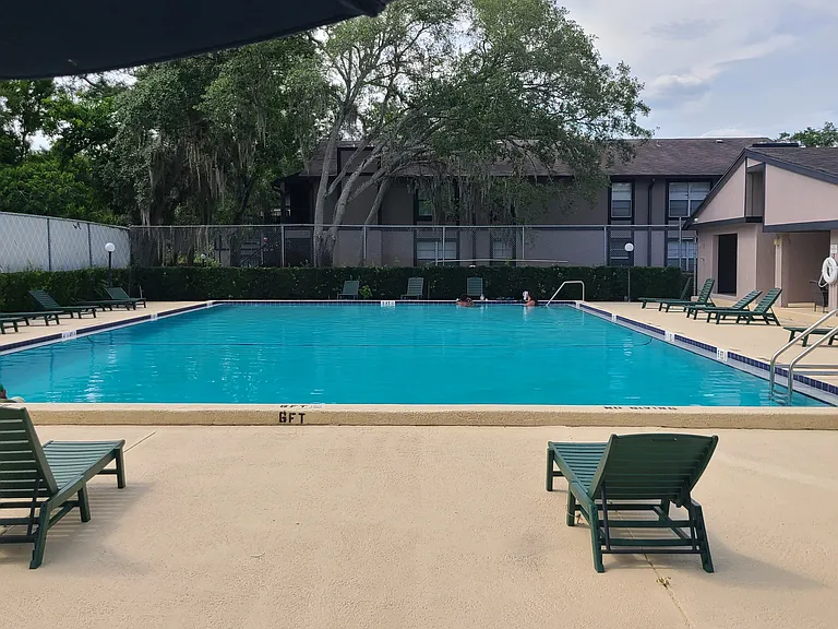 Full size pool with club house