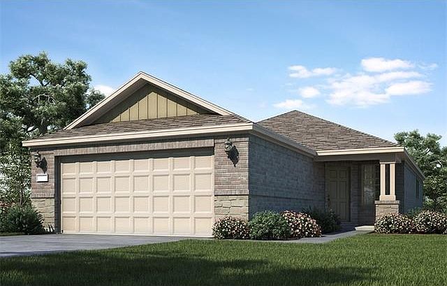 Sun City Texas, Steel Creek-C elevation, Rendering