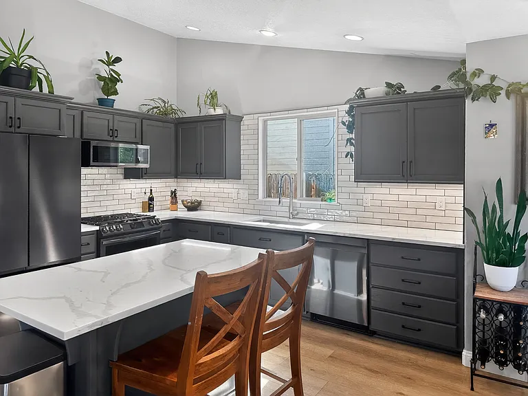 Remodeled kitchen