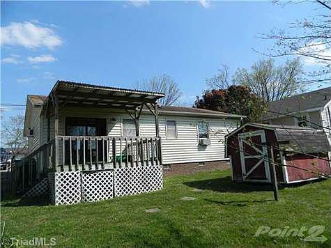 Rear of Home with Deck