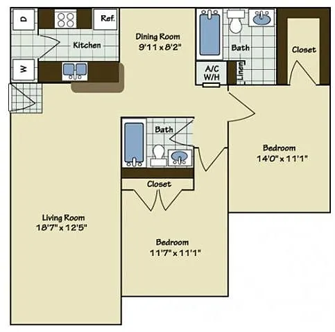Floor plan B2