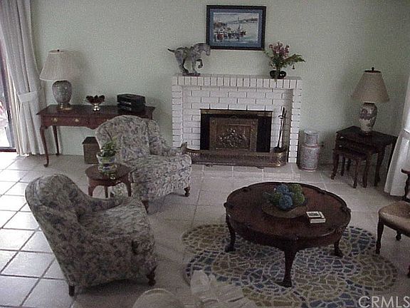 Spacious Living Room with Fireplace