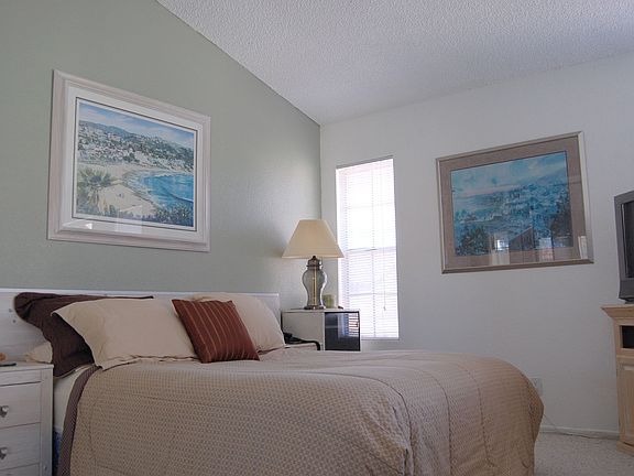 Master bedroom with 2 windows in loft type setting
