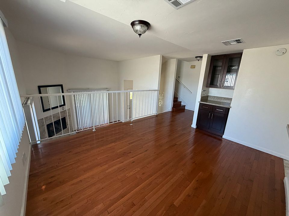 Upper split living/dining level.