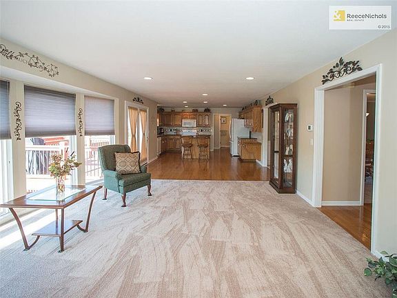 Breakfast Area between Living Room and Kitchen - Lots of Natural Light!