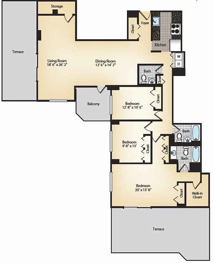 Floor plan Newman