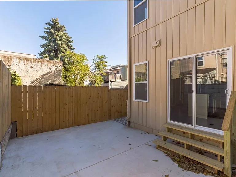 Private Back Patio off the kitchen