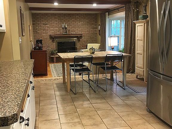 Kitchen into Family Room