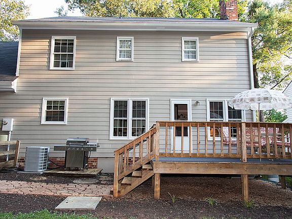 Rear house with deck