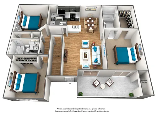 Floor plan The Escambia