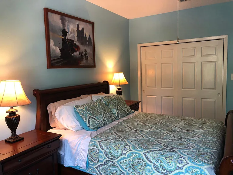 Bedroom upstairs with large closet