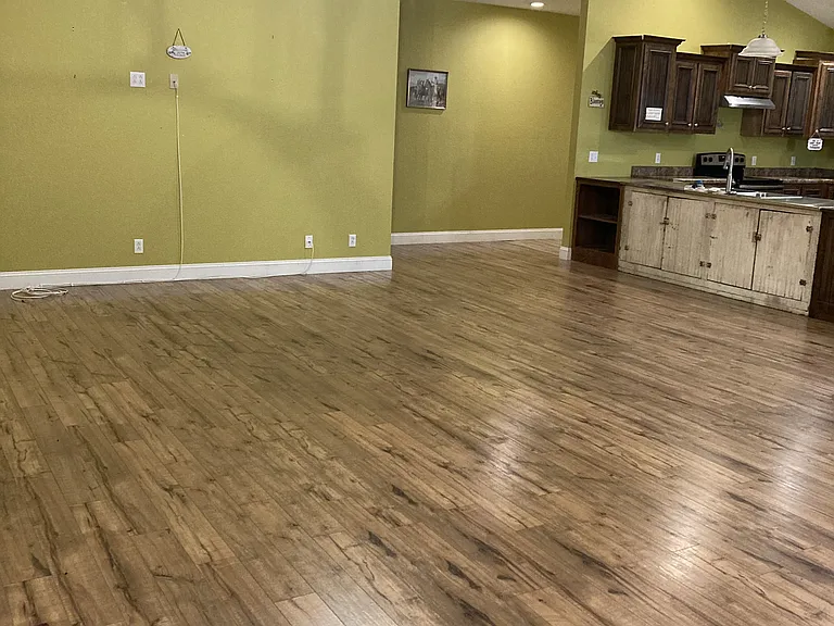 Front room, Open Floor Concept into Kitchen area