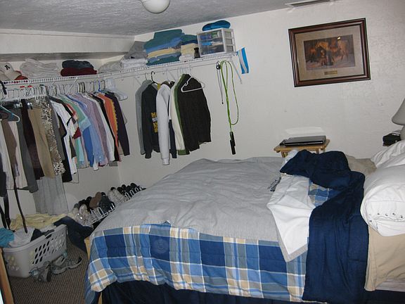 One of the basement rooms