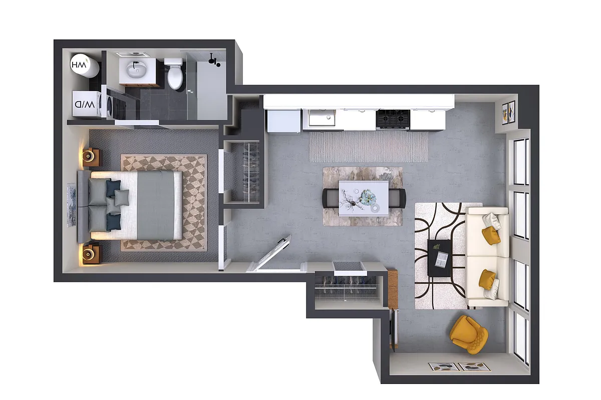 Floor plan E03 * Extra Large Historic Windows