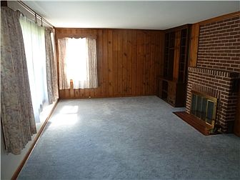 Living Room with New Carpet