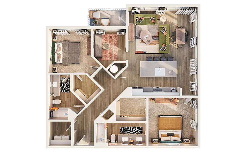 Floor plan B7D