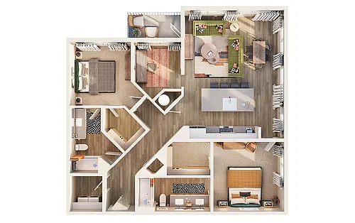 Floor plan B7D
