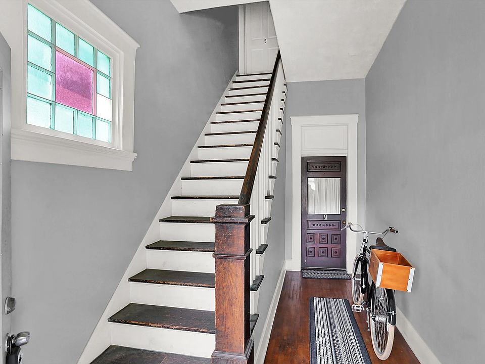 Stairway into apartment