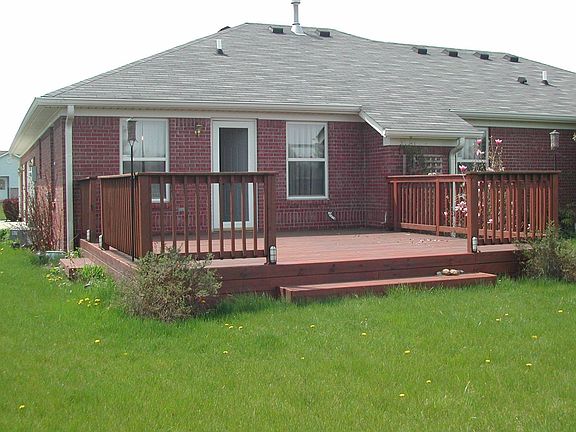 Large deck for summer fun