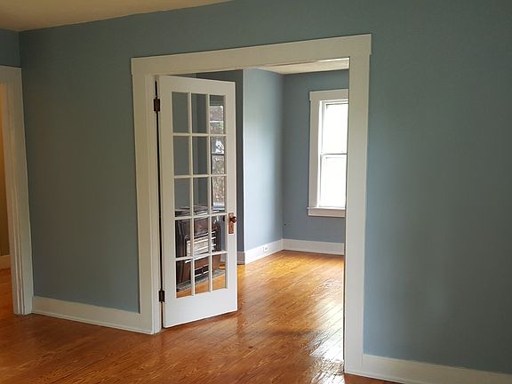 Living room and dining room view