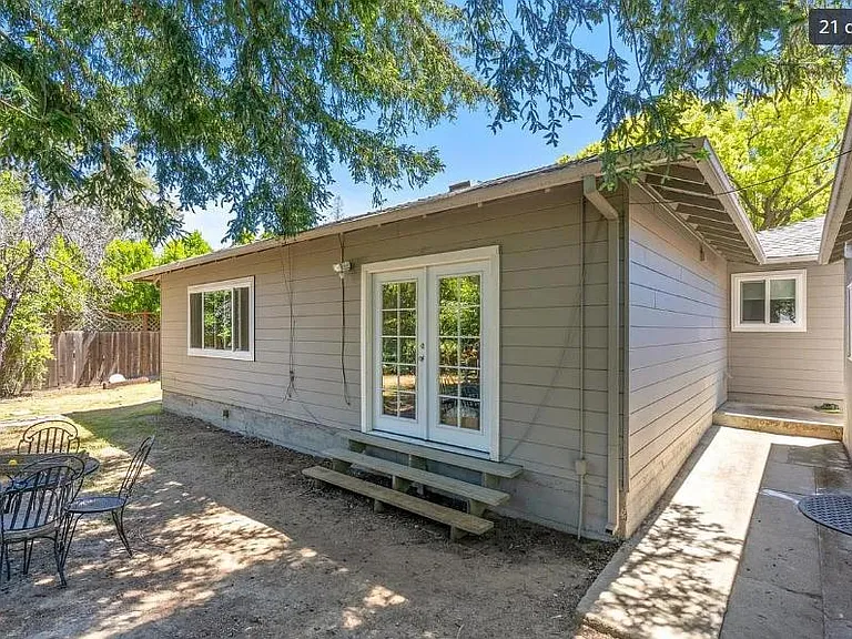 Unit 1 - French Doors openining to the backyard