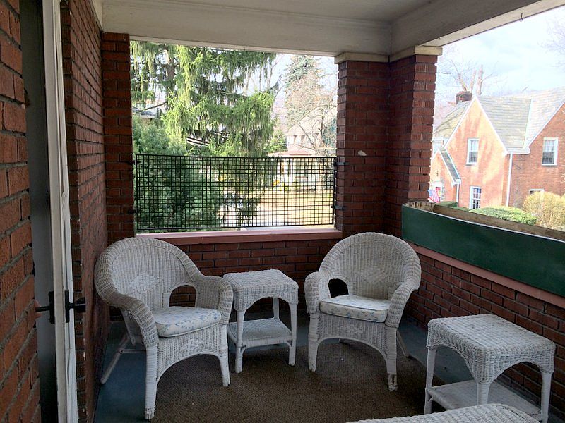 Covered front porch